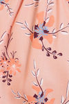 Zivame Pretty Florals Woven Full Length Nightdress - Peach Parfait — thumbnail 6